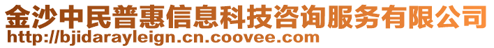 金沙中民普惠信息科技咨詢服務有限公司