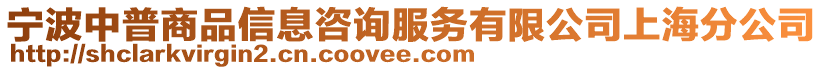 寧波中普商品信息咨詢服務有限公司上海分公司