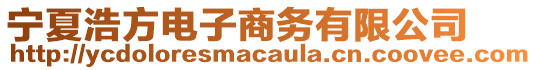 寧夏浩方電子商務(wù)有限公司