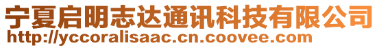 寧夏啟明志達通訊科技有限公司