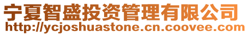 寧夏智盛投資管理有限公司