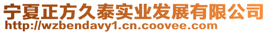 寧夏正方久泰實業發展有限公司