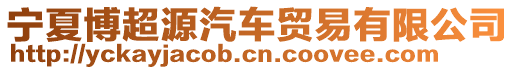 寧夏博超源汽車貿(mào)易有限公司