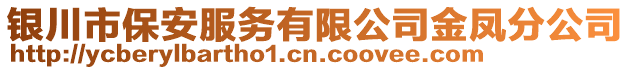 銀川市保安服務(wù)有限公司金鳳分公司