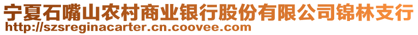 寧夏石嘴山農(nóng)村商業(yè)銀行股份有限公司錦林支行