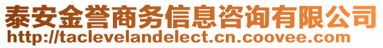 泰安金譽(yù)商務(wù)信息咨詢有限公司