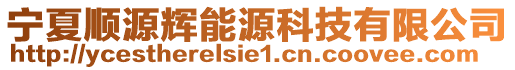 寧夏順源輝能源科技有限公司