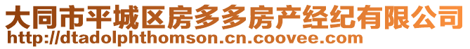 大同市平城區(qū)房多多房產(chǎn)經(jīng)紀(jì)有限公司