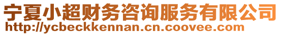 寧夏小超財務(wù)咨詢服務(wù)有限公司