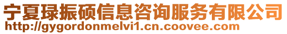 寧夏琭振碩信息咨詢(xún)服務(wù)有限公司