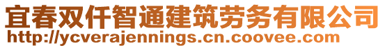 宜春雙仟智通建筑勞務(wù)有限公司