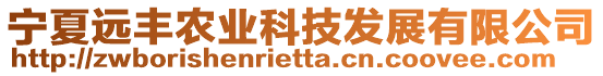 寧夏遠豐農(nóng)業(yè)科技發(fā)展有限公司