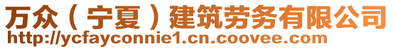 萬眾（寧夏）建筑勞務(wù)有限公司