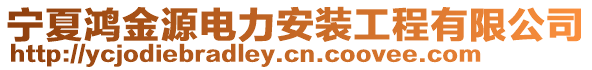 寧夏鴻金源電力安裝工程有限公司