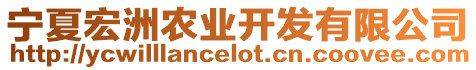 寧夏宏洲農(nóng)業(yè)開發(fā)有限公司