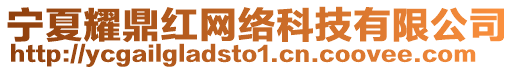 寧夏耀鼎紅網(wǎng)絡(luò)科技有限公司
