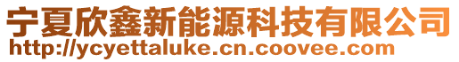 寧夏欣鑫新能源科技有限公司