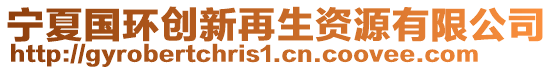 寧夏國(guó)環(huán)創(chuàng)新再生資源有限公司