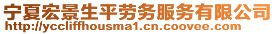 寧夏宏景生平勞務(wù)服務(wù)有限公司