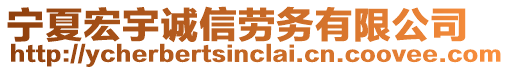 寧夏宏宇誠信勞務(wù)有限公司