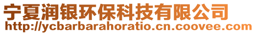 寧夏潤銀環(huán)保科技有限公司