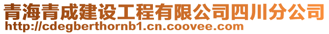 青海青成建设工程有限公司四川分公司