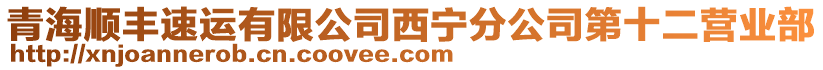 青海順豐速運(yùn)有限公司西寧分公司第十二營業(yè)部