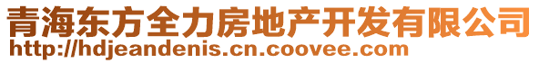 青海東方全力房地產(chǎn)開發(fā)有限公司