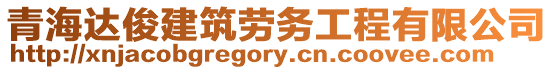 青海達俊建筑勞務工程有限公司