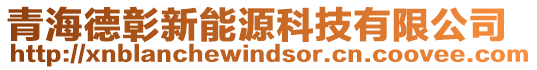 青海德彰新能源科技有限公司