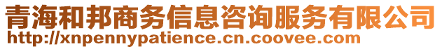 青海和邦商務(wù)信息咨詢服務(wù)有限公司