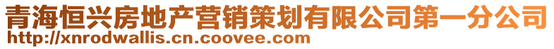 青海恒興房地產營銷策劃有限公司第一分公司