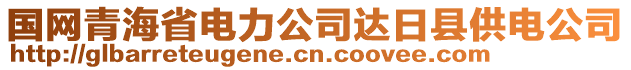 國(guó)網(wǎng)青海省電力公司達(dá)日縣供電公司