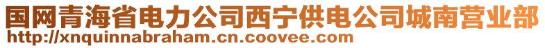 国网青海省电力公司西宁供电公司城南营业部