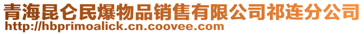 青海昆侖民爆物品銷售有限公司祁連分公司