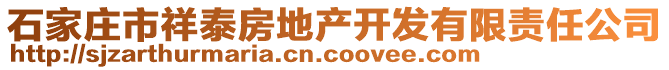 石家莊市祥泰房地產開發(fā)有限責任公司