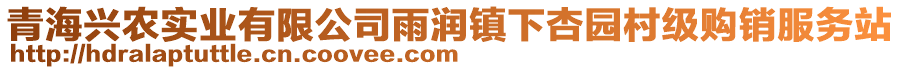 青海興農(nóng)實業(yè)有限公司雨潤鎮(zhèn)下杏園村級購銷服務(wù)站