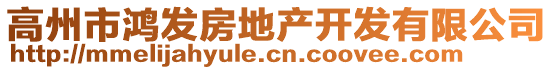 高州市鴻發(fā)房地產(chǎn)開(kāi)發(fā)有限公司