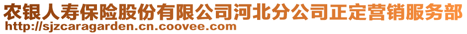 農(nóng)銀人壽保險(xiǎn)股份有限公司河北分公司正定營銷服務(wù)部