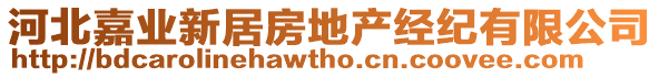 河北嘉業(yè)新居房地產(chǎn)經(jīng)紀(jì)有限公司