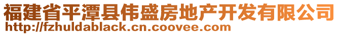 福建省平潭县伟盛房地产开发有限公司