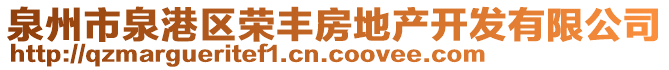 泉州市泉港區(qū)榮豐房地產(chǎn)開發(fā)有限公司