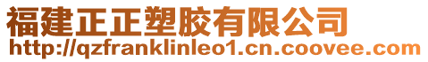 福建正正塑膠有限公司