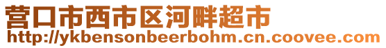 營(yíng)口市西市區(qū)河畔超市