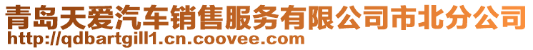 青島天愛汽車銷售服務(wù)有限公司市北分公司