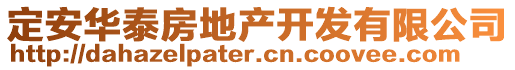 定安華泰房地產(chǎn)開(kāi)發(fā)有限公司