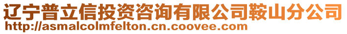 遼寧普立信投資咨詢有限公司鞍山分公司