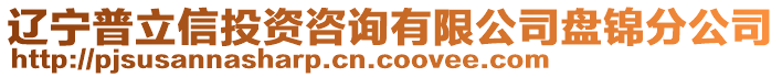 遼寧普立信投資咨詢有限公司盤錦分公司