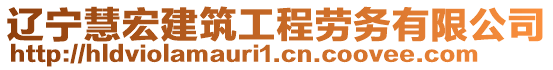 遼寧慧宏建筑工程勞務有限公司