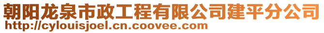 朝陽龍泉市政工程有限公司建平分公司